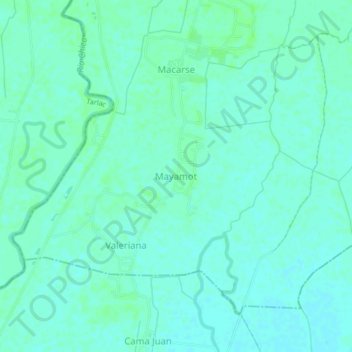 Mayamot地形图、海拔、地势