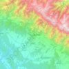 Dharamshala地形图、海拔、地势