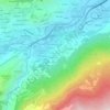 Le Bettex地形图、海拔、地势