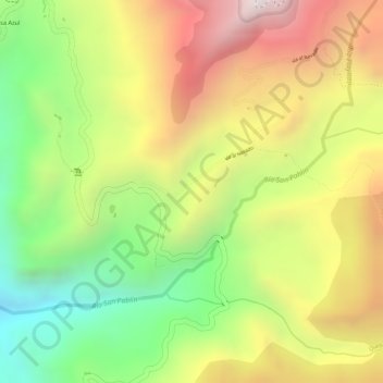 Ritacuba地形图、海拔、地势