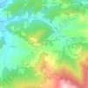 Incisa地形图、海拔、地势