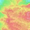 San Jose地形图、海拔、地势