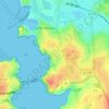 Le Rosais地形图、海拔、地势
