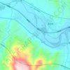 高家湾村地形图、海拔、地势
