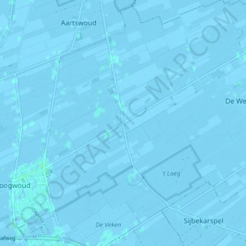 Gouwe地形图、海拔、地势