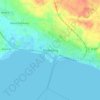 Trelleborg地形图、海拔、地势