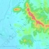 代家沟地形图、海拔、地势