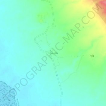 Dholavira地形图、海拔、地势