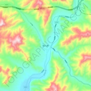 拐儿镇地形图、海拔、地势