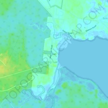 Tuan地形图、海拔、地势