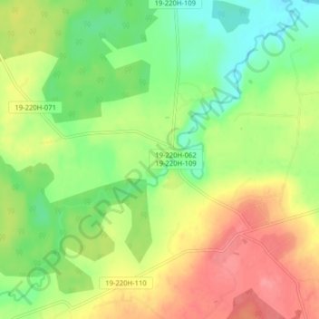 Осиновка地形图、海拔、地势