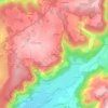 Pcholmey地形图、海拔、地势