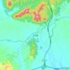 正平镇地形图、海拔、地势