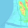 Taberna地形图、海拔、地势