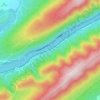 Shawnee地形图、海拔、地势