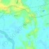 那柳村地形图、海拔、地势