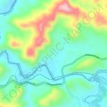 Casablanca地形图、海拔、地势