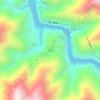 拉吾地形图、海拔、地势