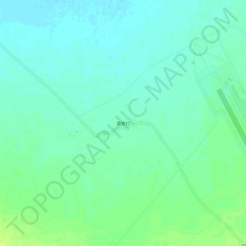 索麦村地形图、海拔、地势