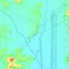 元和里地形图、海拔、地势