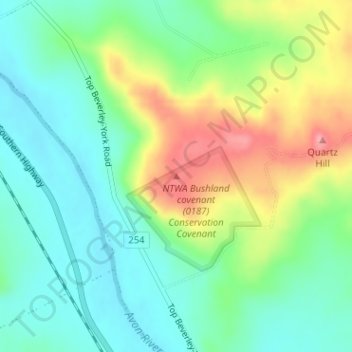 Mount Hardey地形图、海拔、地势
