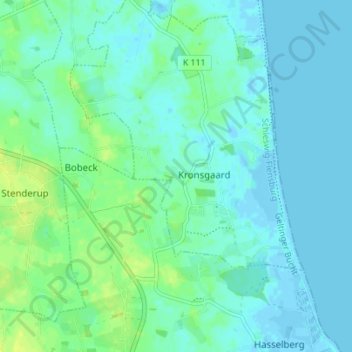 Langfeld地形图、海拔、地势