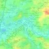 La Tremblais地形图、海拔、地势