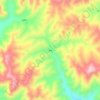 料眼地形图、海拔、地势