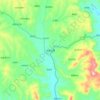 宋家庄镇地形图、海拔、地势