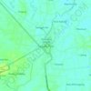 Tanjung Pura地形图、海拔、地势