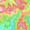La Dalmerie地形图、海拔、地势