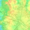 West Berlin地形图、海拔、地势