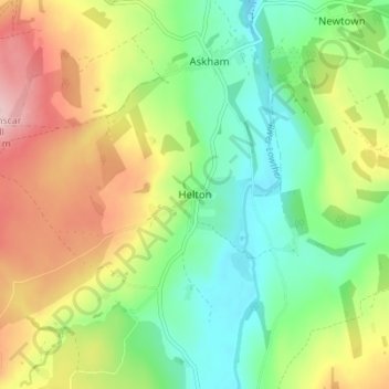 Helton地形图、海拔、地势
