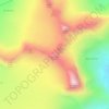 Veslebjørn地形图、海拔、地势