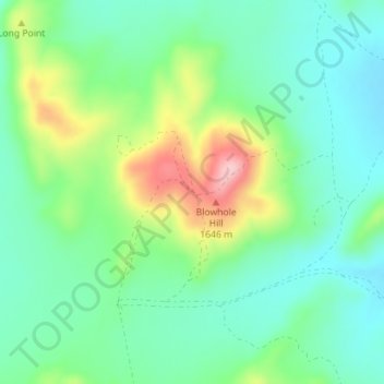 Nutty Putty Cave地形图、海拔、地势
