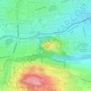 Blackford Hill地形图、海拔、地势