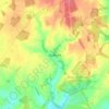 Dadford地形图、海拔、地势