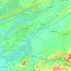 Solomon Island地形图、海拔、地势