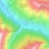 Ristolas地形图、海拔、地势