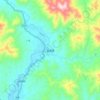 蓝溪镇地形图、海拔、地势