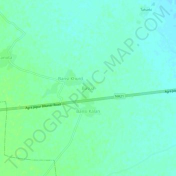 Basua地形图、海拔、地势