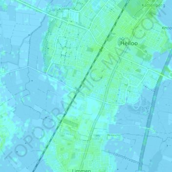 Bollendorp地形图、海拔、地势