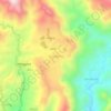 Mompolia地形图、海拔、地势
