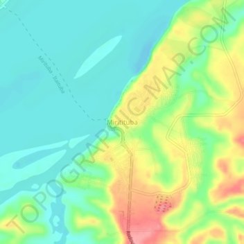 Miritituba地形图、海拔、地势