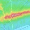 霞义山地形图、海拔、地势