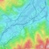 曾大屋新村地形图、海拔、地势