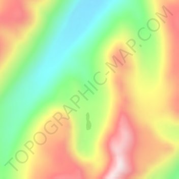 Kham地形图、海拔、地势