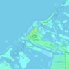 阿布扎比地形图、海拔、地势