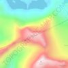 Steindalsnosi地形图、海拔、地势