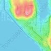Lower Queen Anne地形图、海拔、地势